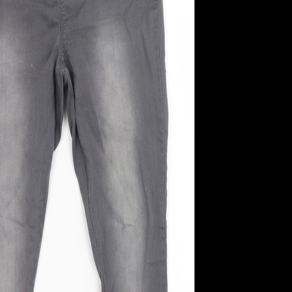 Papaya Womens Grey   Jegging Jeans Size 14 L28 in
