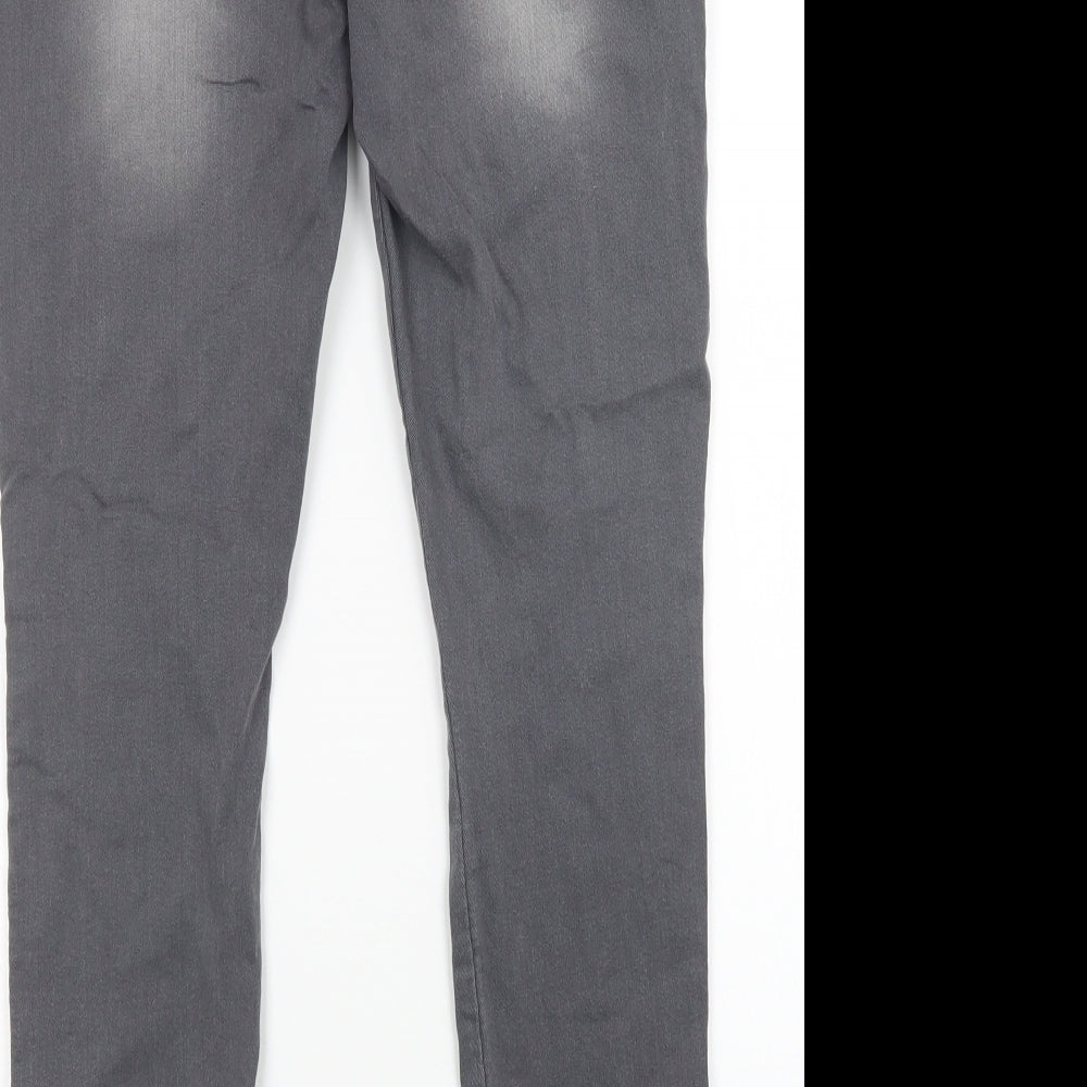 Papaya Womens Grey   Jegging Jeans Size 14 L28 in