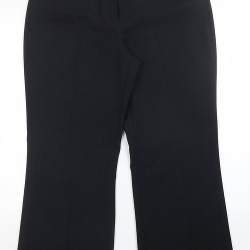 F&F Womens Blue Striped  Trousers  Size 14 L27 in
