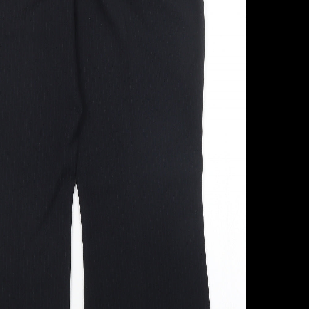F&F Womens Blue Striped  Trousers  Size 14 L27 in