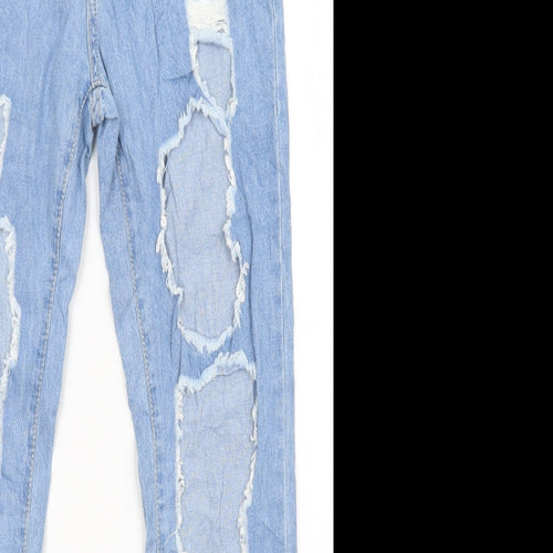 Preworn Womens Blue   Straight Jeans Size 28 in L26 in