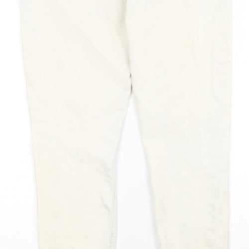DENIM CO Womens White   Skinny Jeans Size 14 L29 in