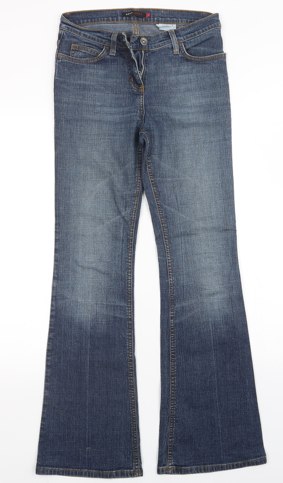 NEXT Womens Blue   Bootcut Jeans Size 8 L30 in