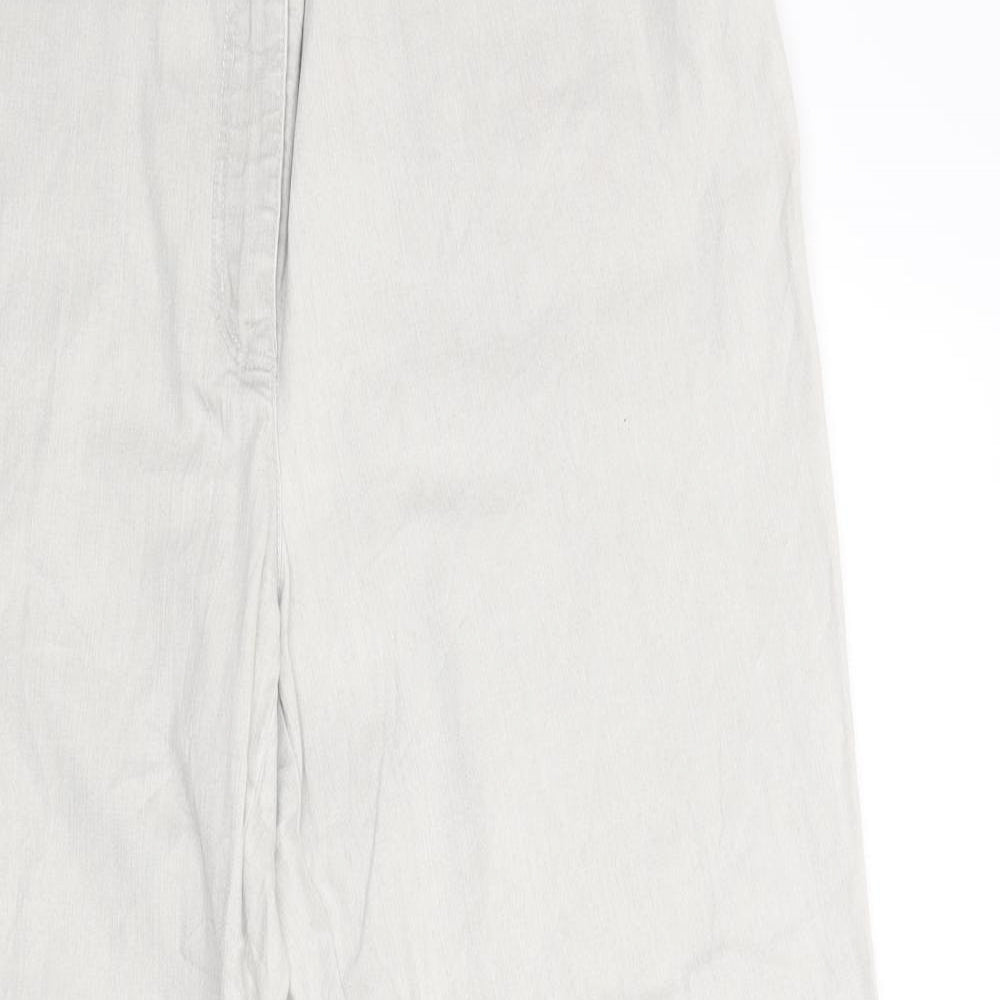 toni Womens Grey   Wide-Leg Jeans Size 20 L30 in
