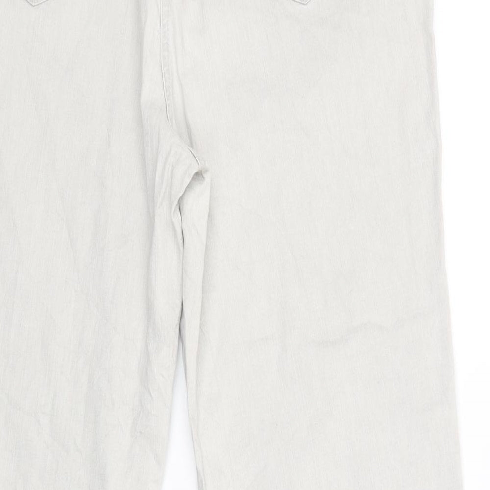 toni Womens Grey   Wide-Leg Jeans Size 20 L30 in
