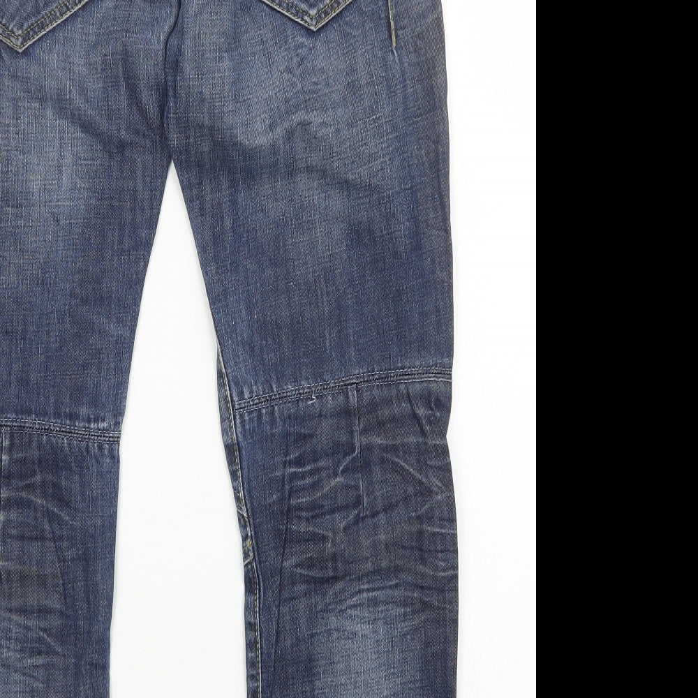 River Island Womens Blue   Boyfriend Jeans Size 12 L29 in