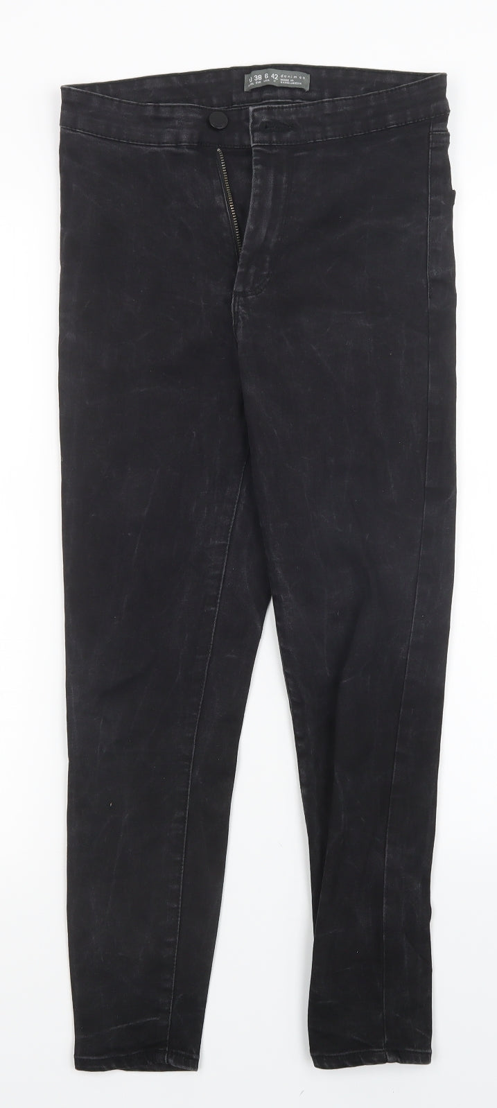 denim co Womens Black Skinny Jeans Size 10 L24 in