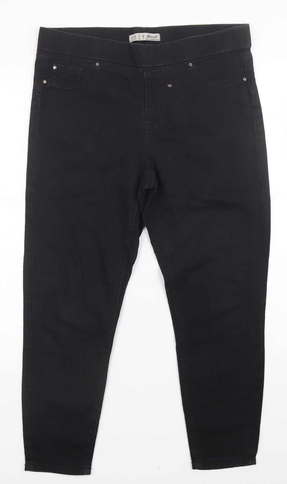 denim co Womens Black   Jegging Jeans Size 14 L23 in