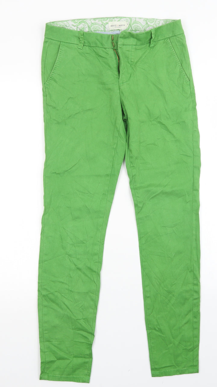 Lindex Womens Green Straight Jeans Size 8 L28 in