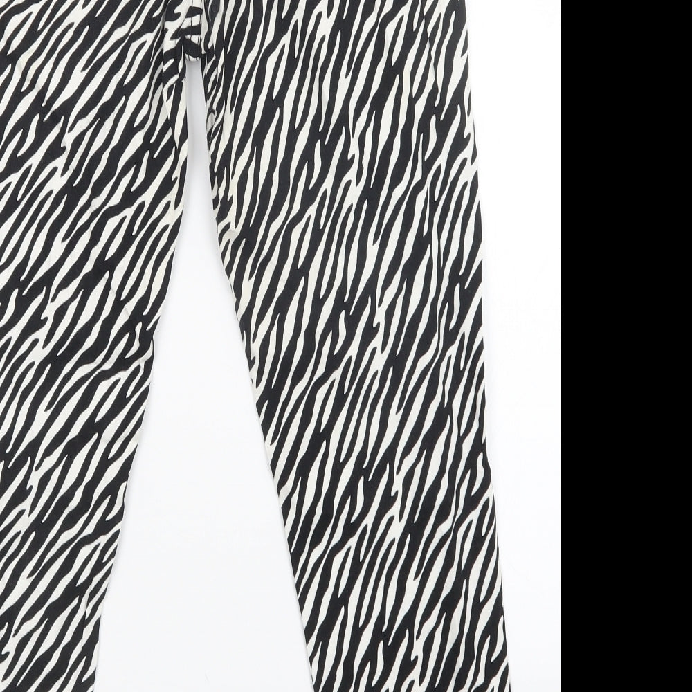 stitch & sow Womens Multicoloured Animal Print  Skinny Jeans Size XS L25 in