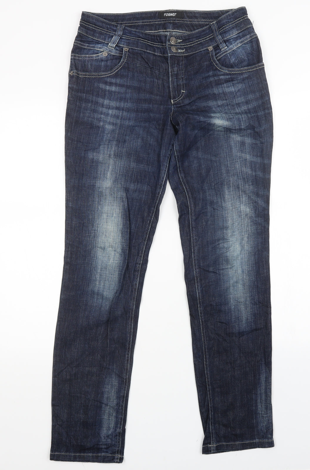 Rosner Womens Blue   Boyfriend Jeans Size 32 in L30 in