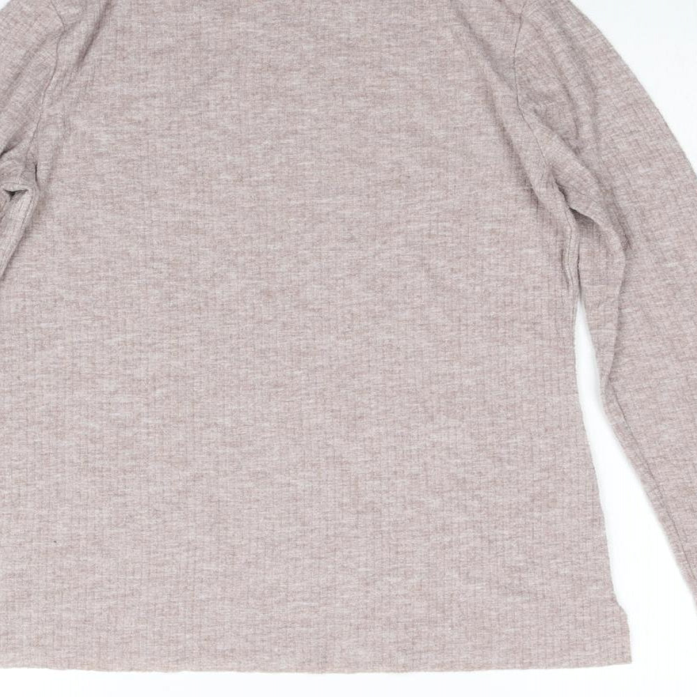 River Island Womens Brown   Basic T-Shirt Size 14
