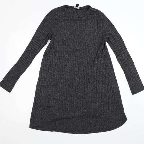 Primark Womens Grey  Knit Jumper Dress  Size 16