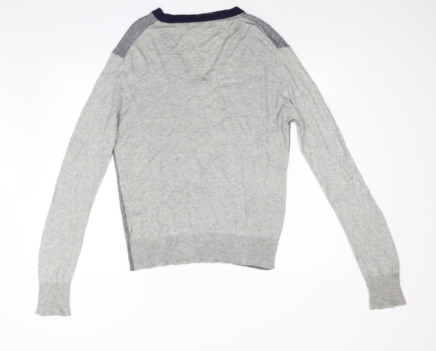 Thomas Burberry Mens Grey  Knit Pullover Jumper Size L