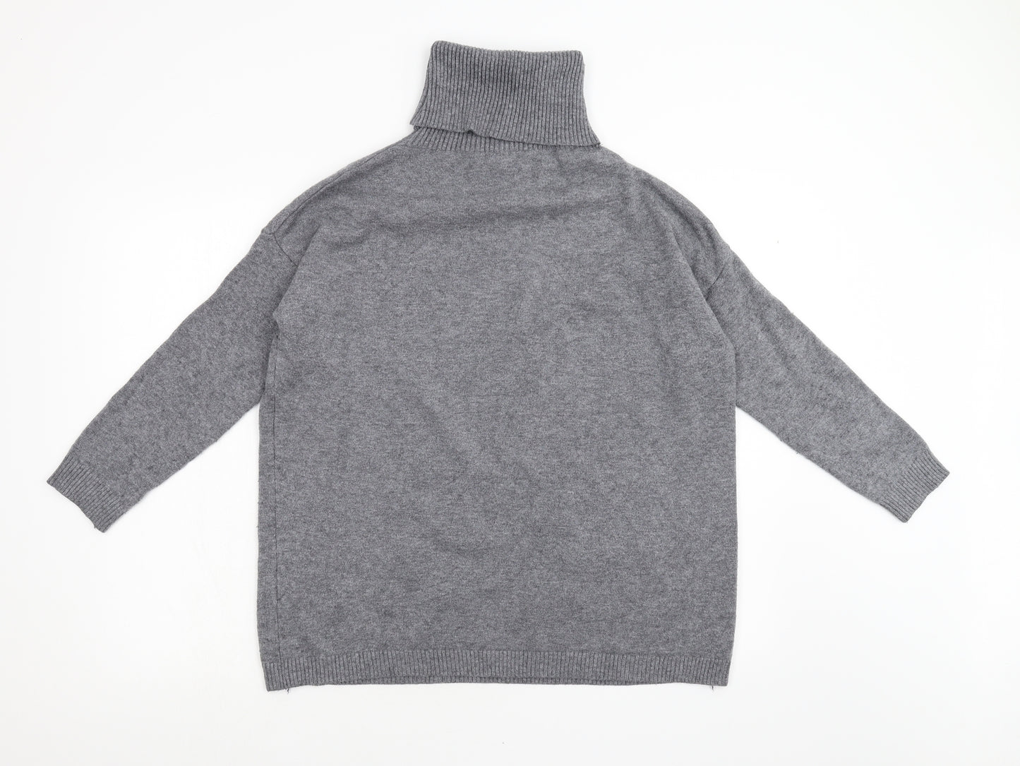 Preworn Womens Grey  Knit Pullover Jumper Size M