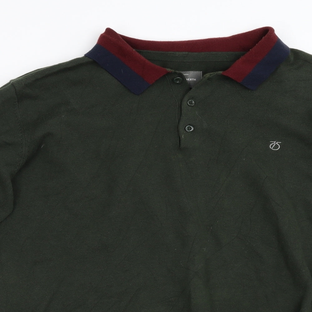 Peter Werth Mens Green   Pullover Jumper Size XL