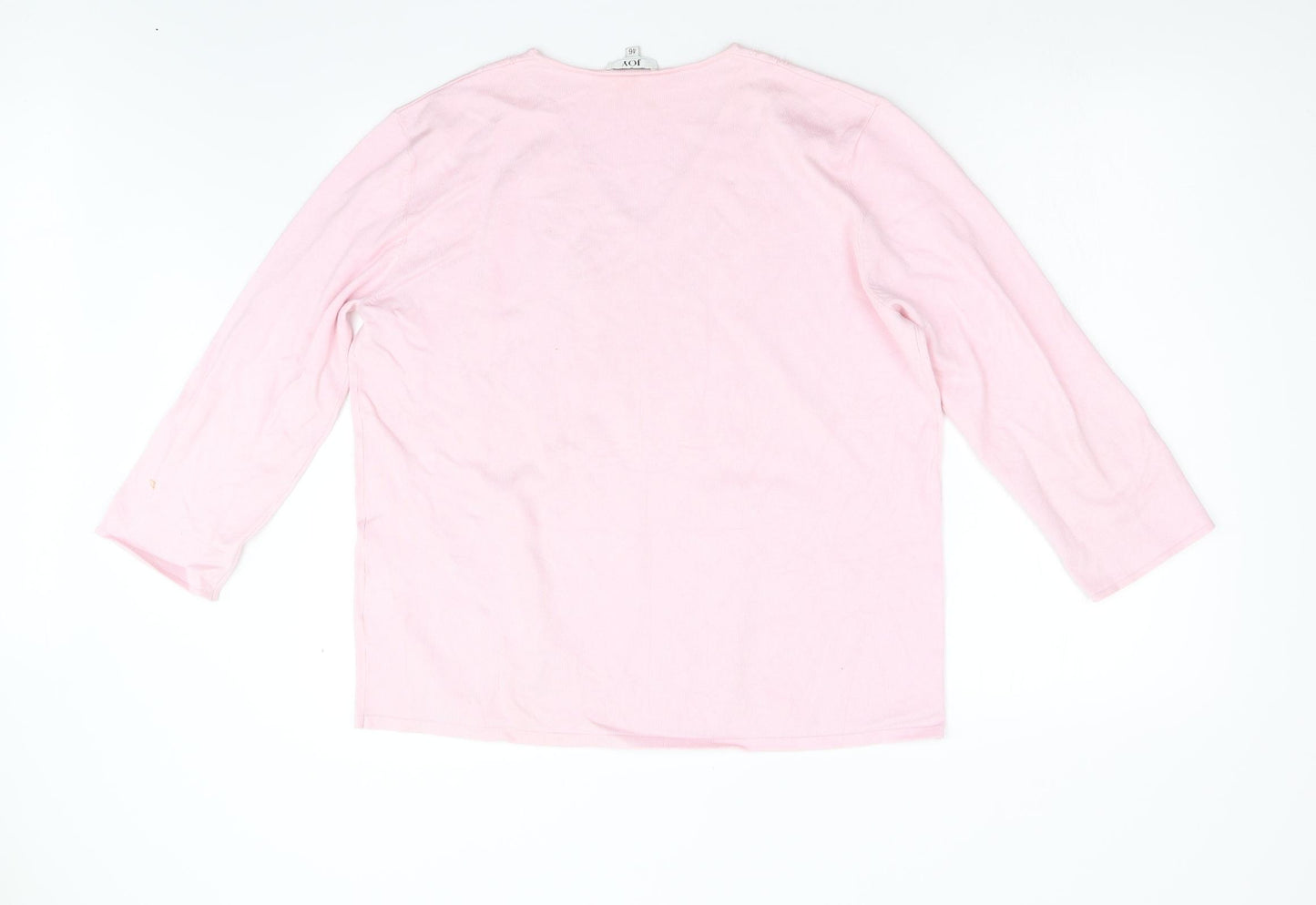 Joy Womens Pink   Pullover Jumper Size 18