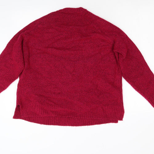 M&S Womens Pink  Knit Pullover Jumper Size L