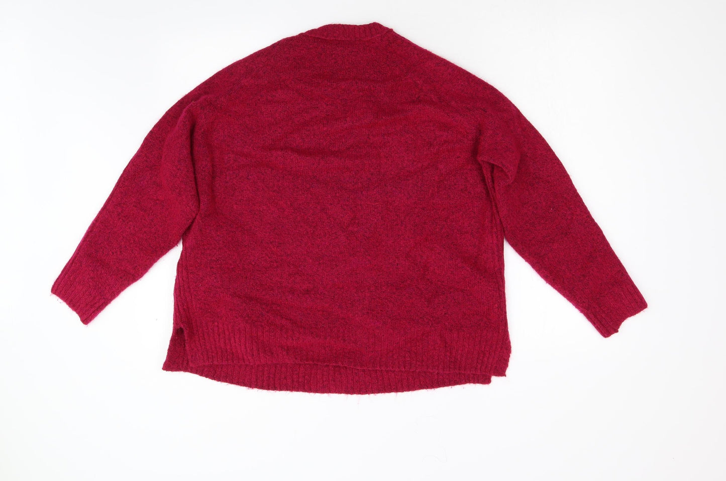 M&S Womens Pink  Knit Pullover Jumper Size L