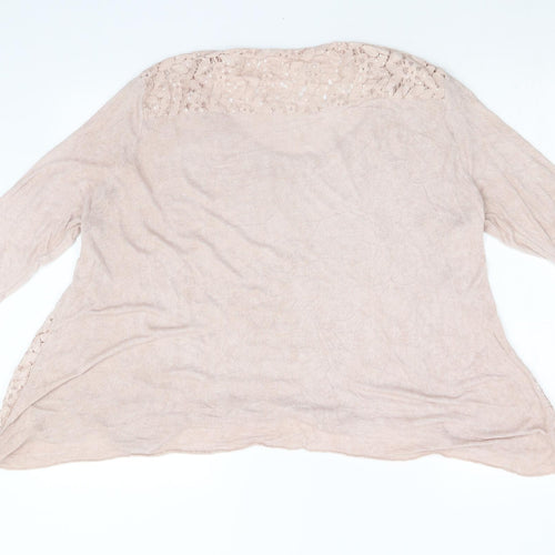 Preworn Womens Pink  Knit Pullover Jumper Size L