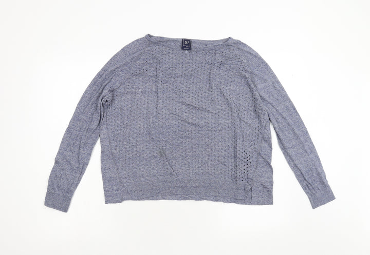 Gap Womens Blue Pullover Jumper Size S