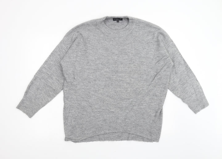 F&F Womens Grey  Knit Pullover Jumper Size 14