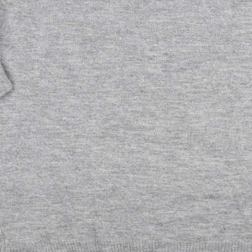 F&F Womens Grey  Knit Pullover Jumper Size 14