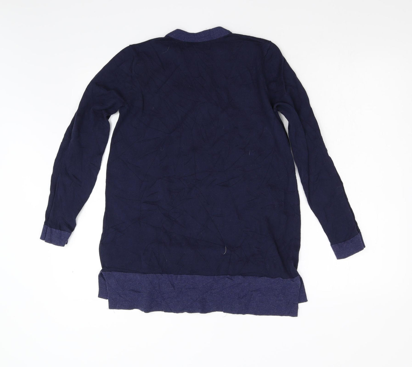 Lands End Womens Blue  Knit Pullover Jumper Size S