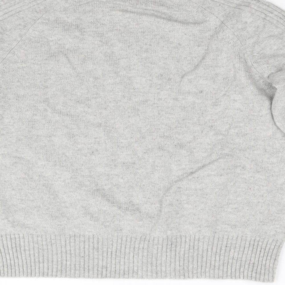 M&S Womens Grey  Knit Pullover Jumper Size 16