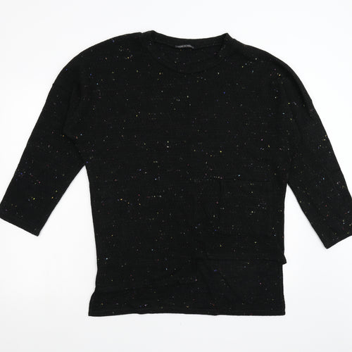Made in Italy Womens Black  Knit Pullover Jumper Size L