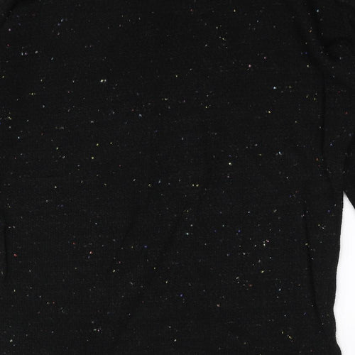 Made in Italy Womens Black  Knit Pullover Jumper Size L