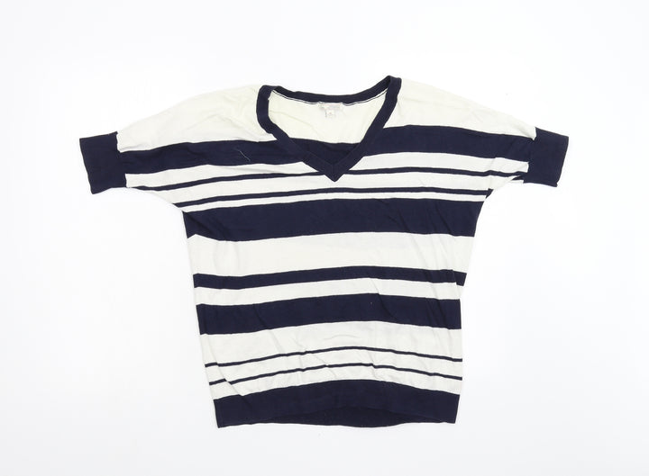 Gap Womens Multicoloured Striped Knit Pullover Jumper Size S