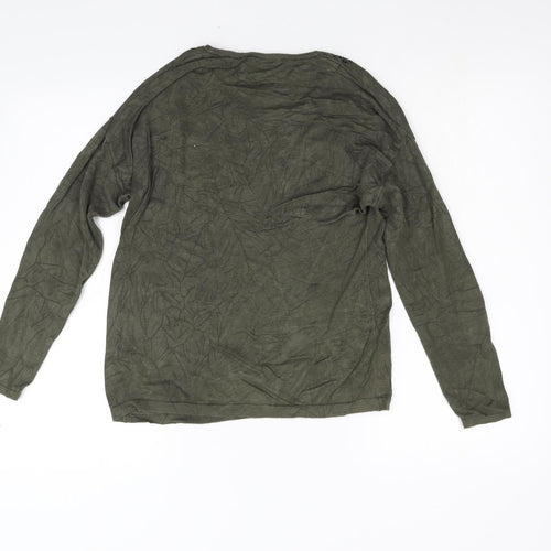 Gerard Darel Womens Green  Knit Pullover Jumper Size 2