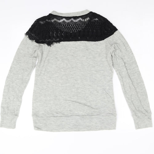 Glamous Womens Grey   Pullover Jumper Size 12