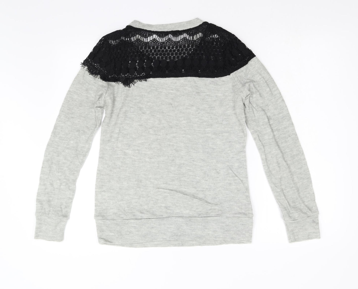 Glamous Womens Grey   Pullover Jumper Size 12