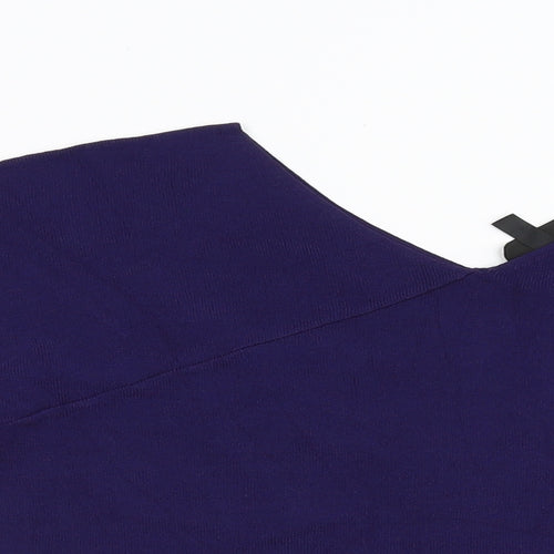 Topshop Womens Blue  Knit Pullover Jumper Size 12