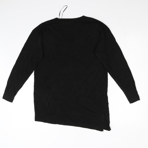 Very Womens Black  Knit Pullover Jumper Size 12