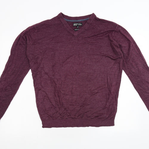 Sandstone & Co. Men Mens Red  Knit Pullover Jumper Size M