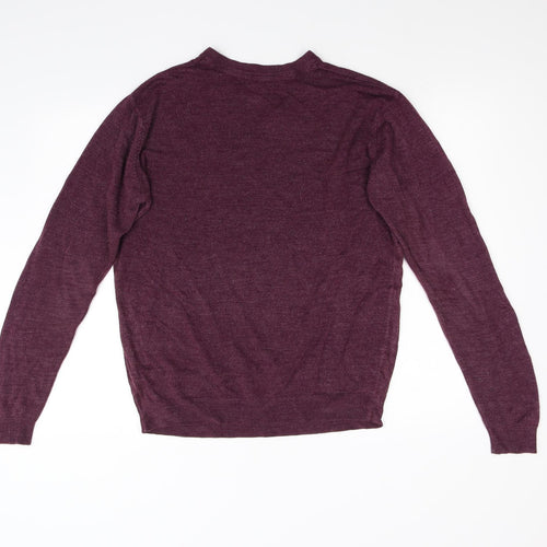 Sandstone & Co. Men Mens Red  Knit Pullover Jumper Size M