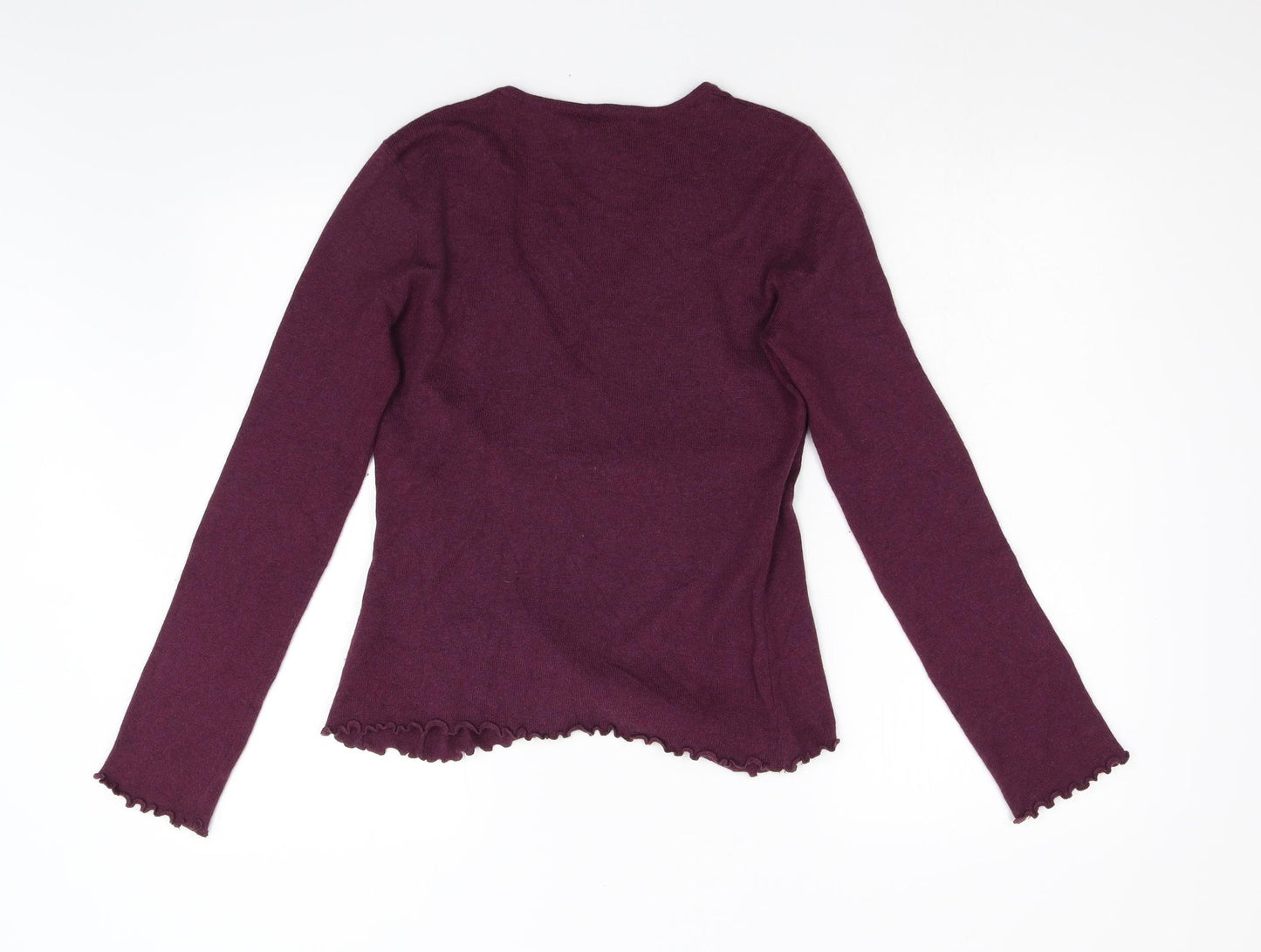 White Stuff Womens Red  Knit Pullover Jumper Size 16