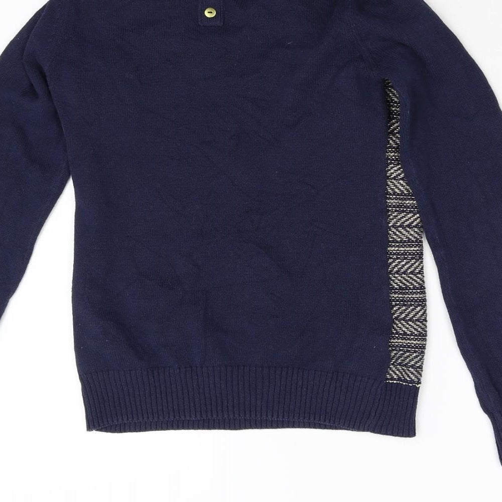NEXT Womens Blue  Knit Pullover Jumper Size 6