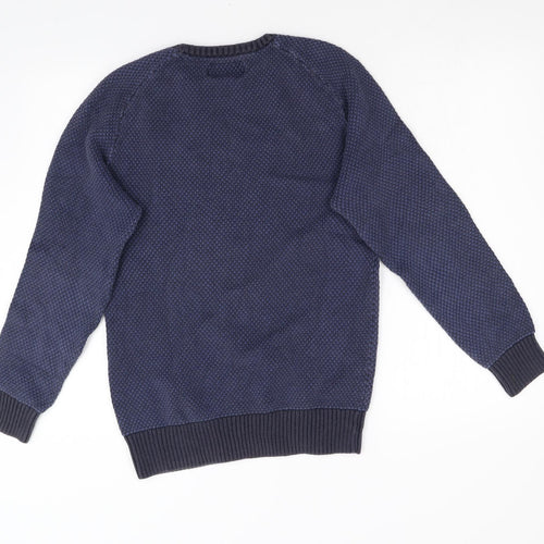South Coast Mens Blue  Knit Pullover Jumper Size S