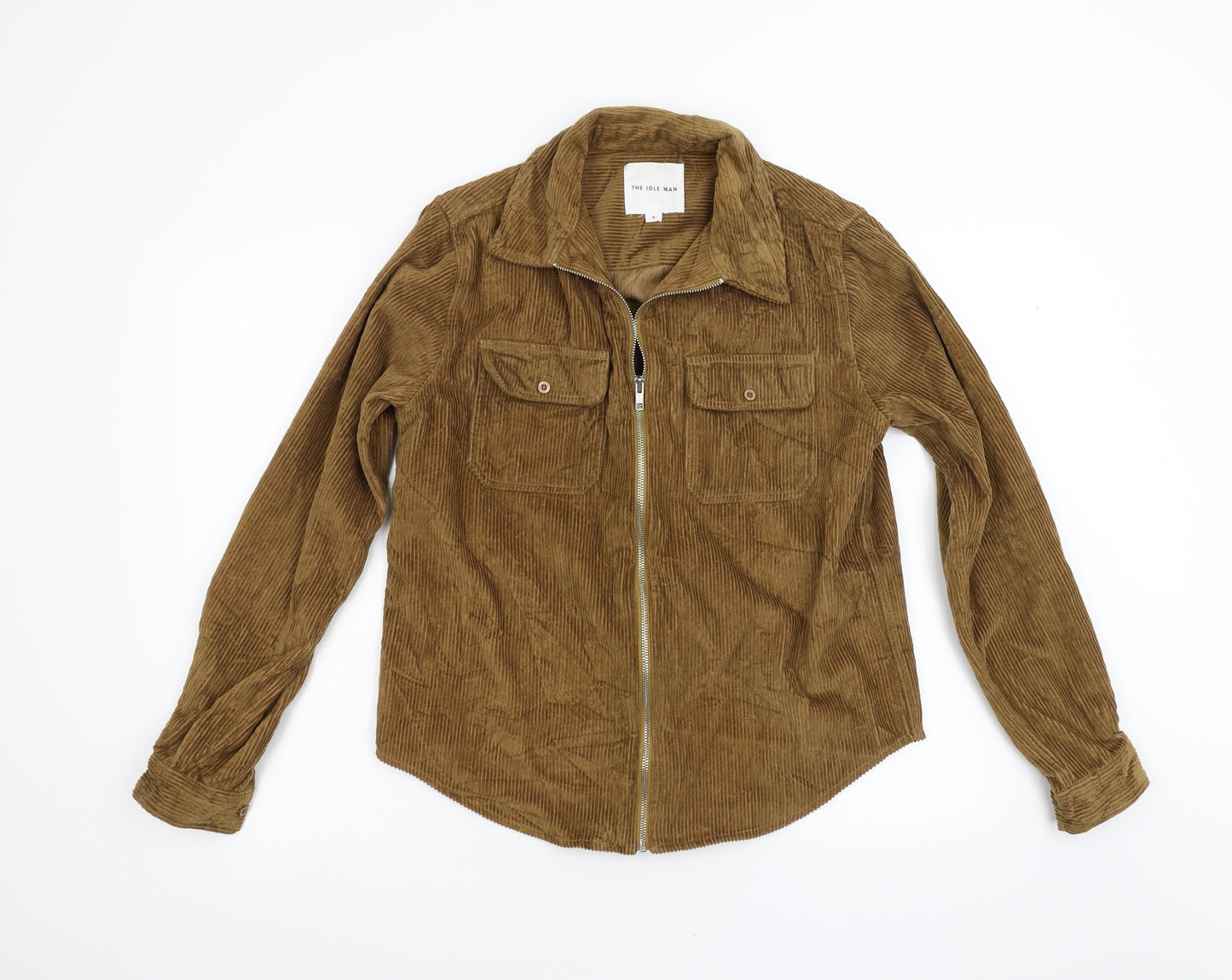 The Idle Man Mens Brown  Corduroy Jacket  Size S