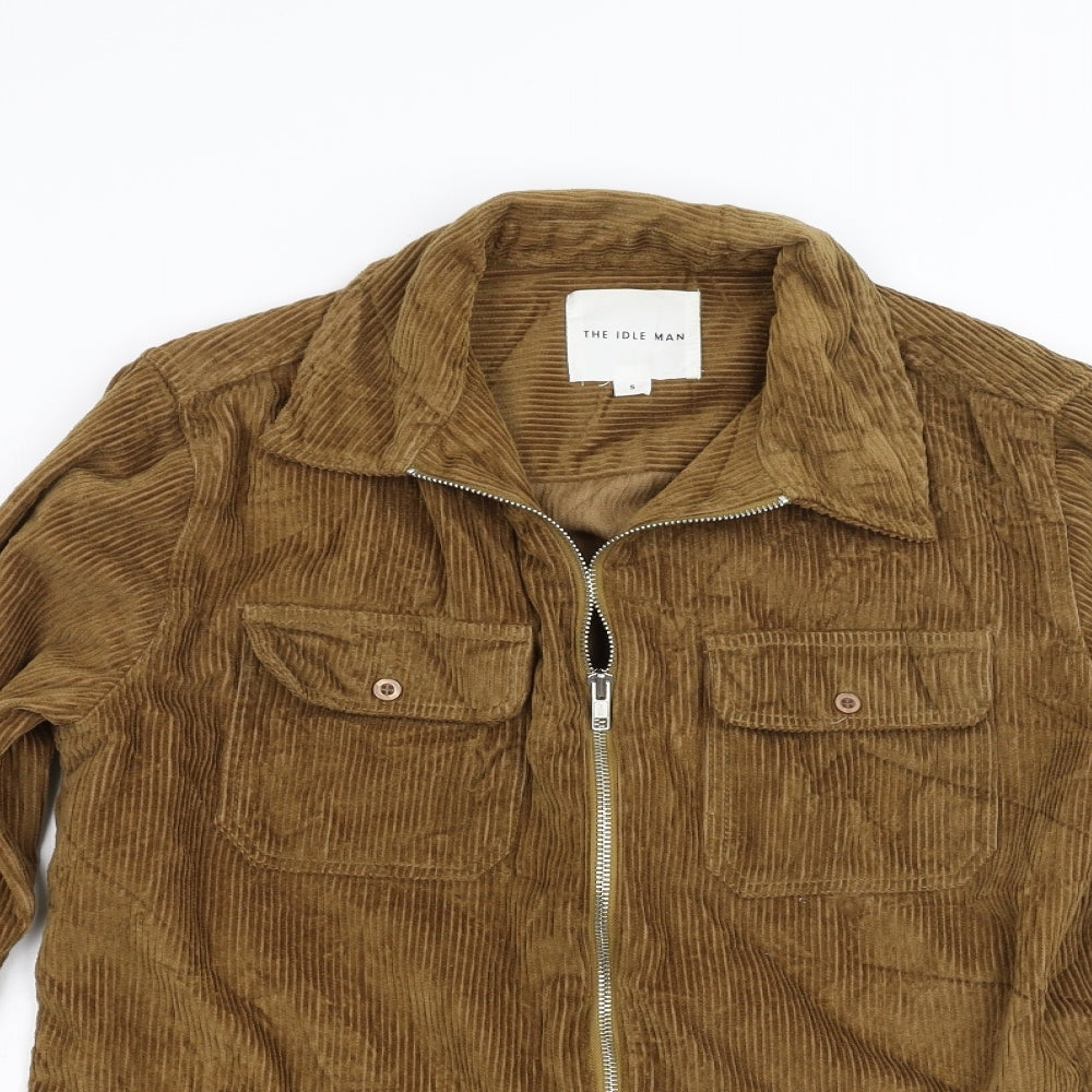 The Idle Man Mens Brown  Corduroy Jacket  Size S