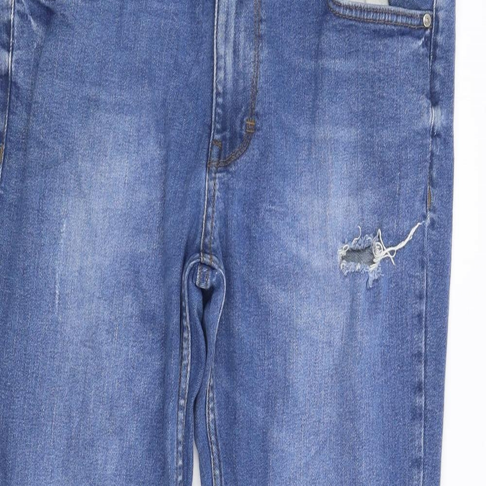 George Mens Blue  Denim Straight Jeans Size 34 L32 in