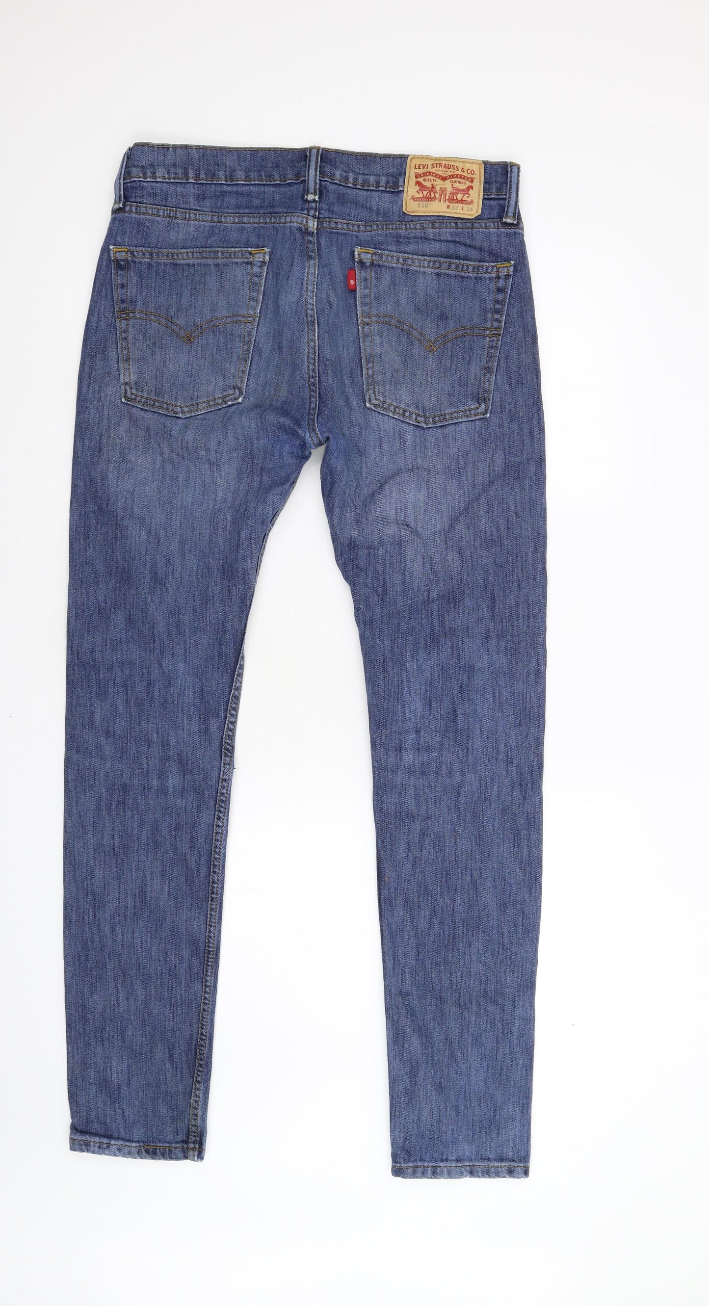 Levi's 510 Womens Blue  Denim  Jeans Size 32 L34 in