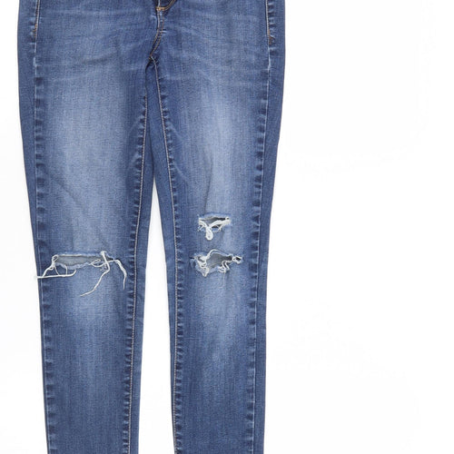 Gap Womens Blue  Denim Skinny Jeans Size 26 in L27 in