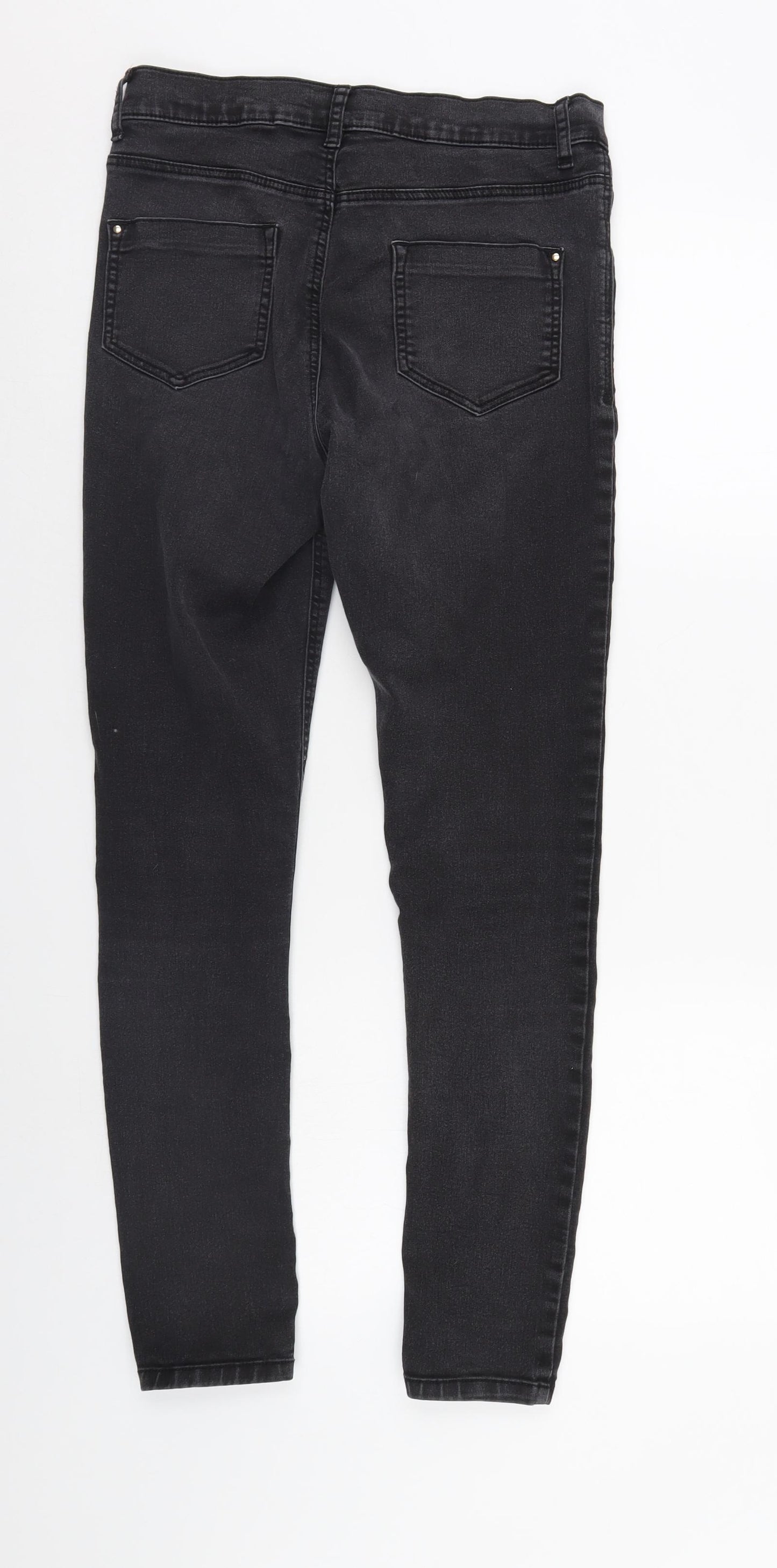 Dorothy Perkins Womens Black  Denim Jegging Jeans Size 12 L29 in