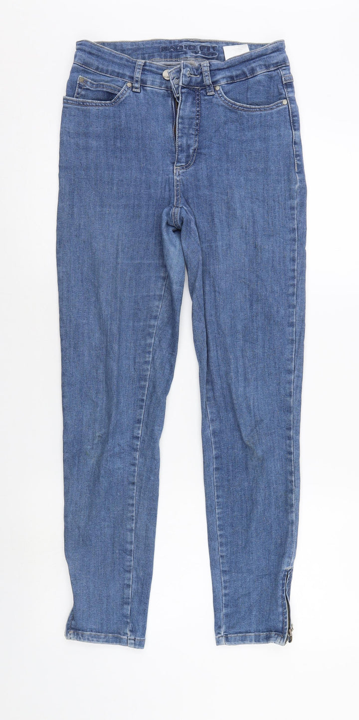 C.RO Womens Blue  Denim Straight Jeans Size 8 L26 in