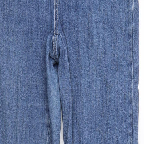 C.RO Womens Blue  Denim Straight Jeans Size 8 L26 in